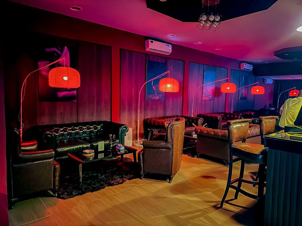 The club bar